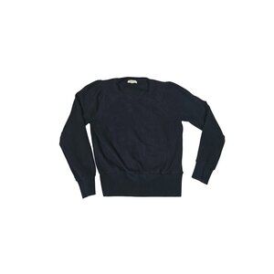 Madewell Women's S Black Cotton Blend Crewneck Sweatshirt